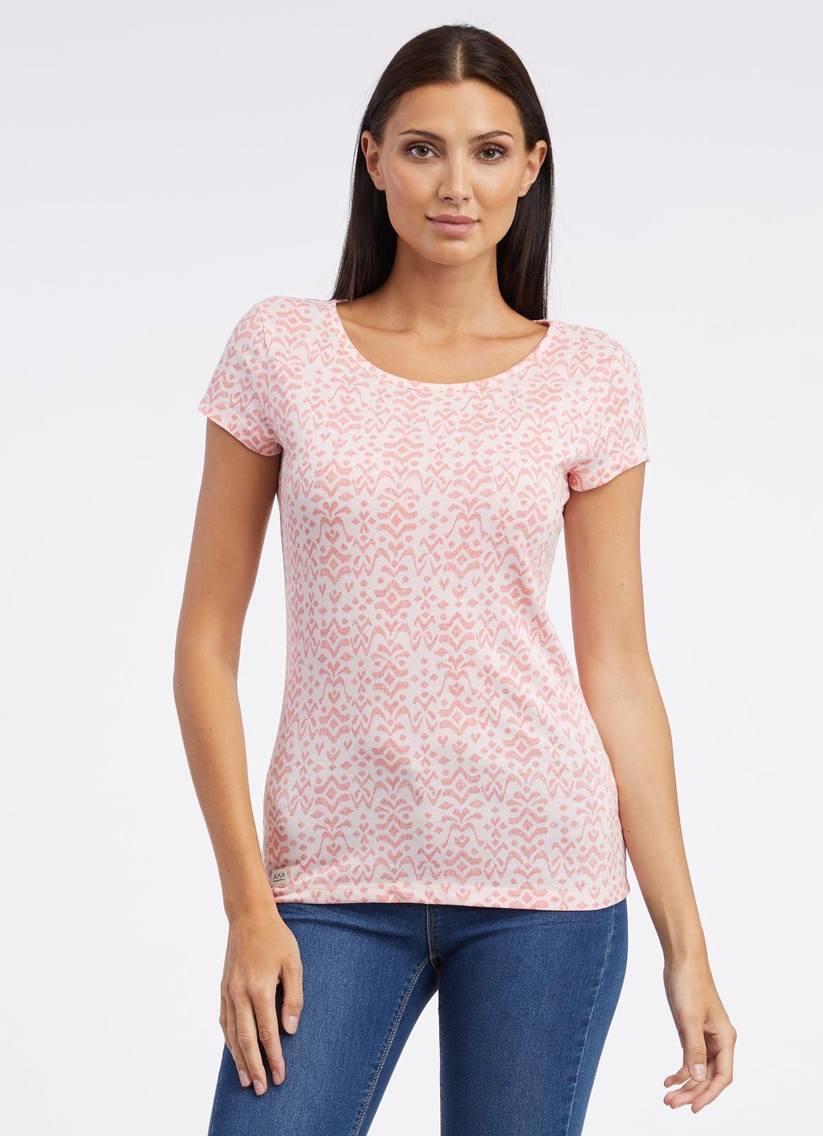 Ragwear Damen Shirt Mintt Ikat rosa