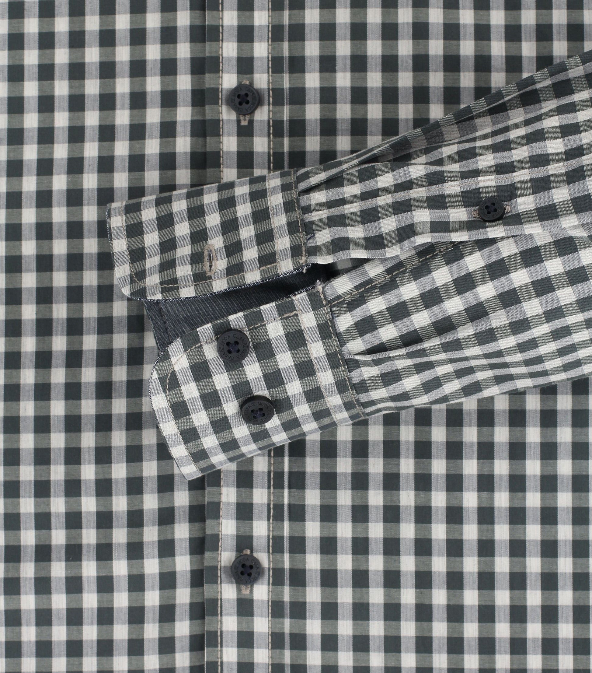 Casa Moda Herren Freizeithemd grün