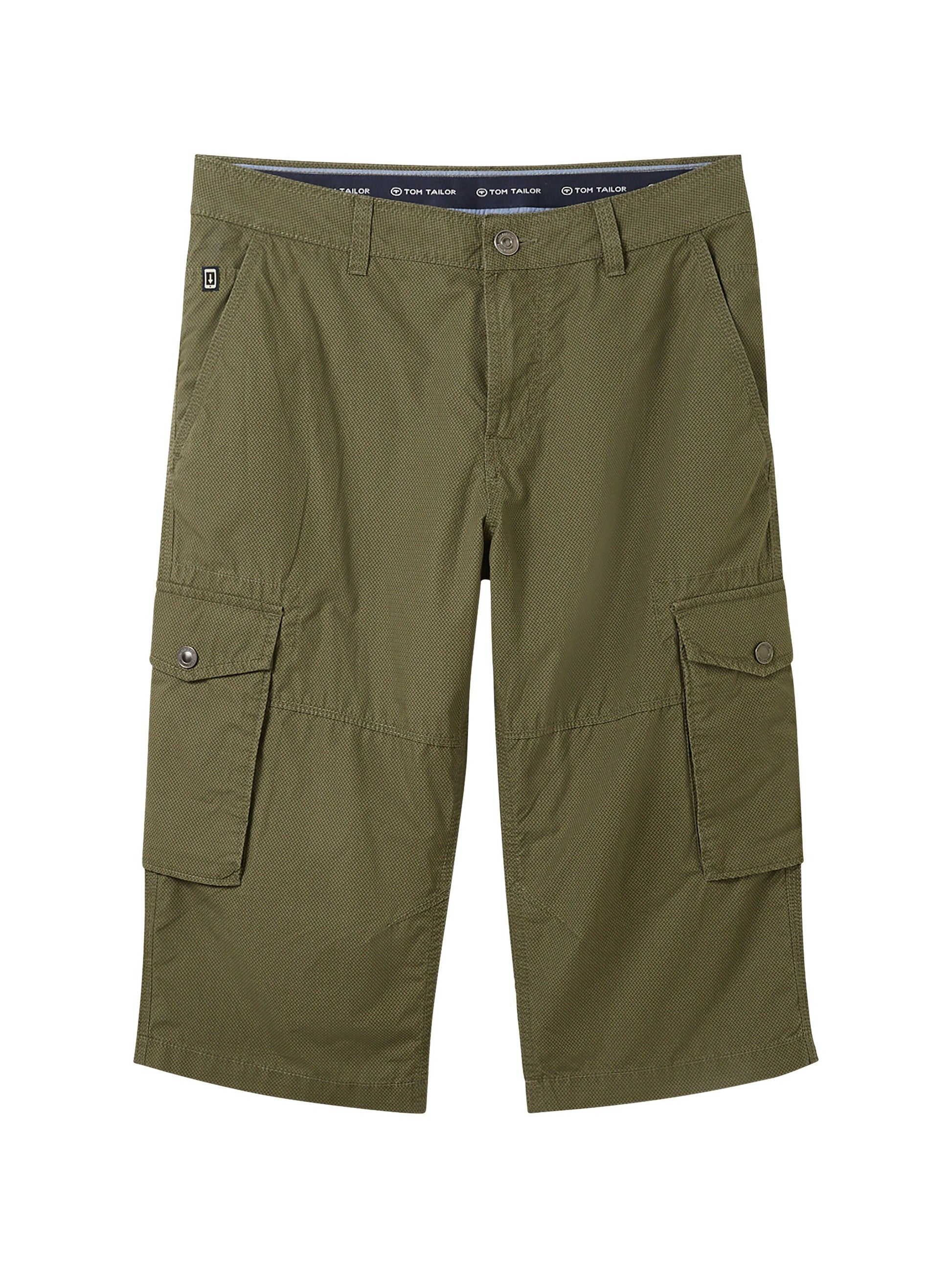 Tom Tailor Herren Bermudashorts grün
