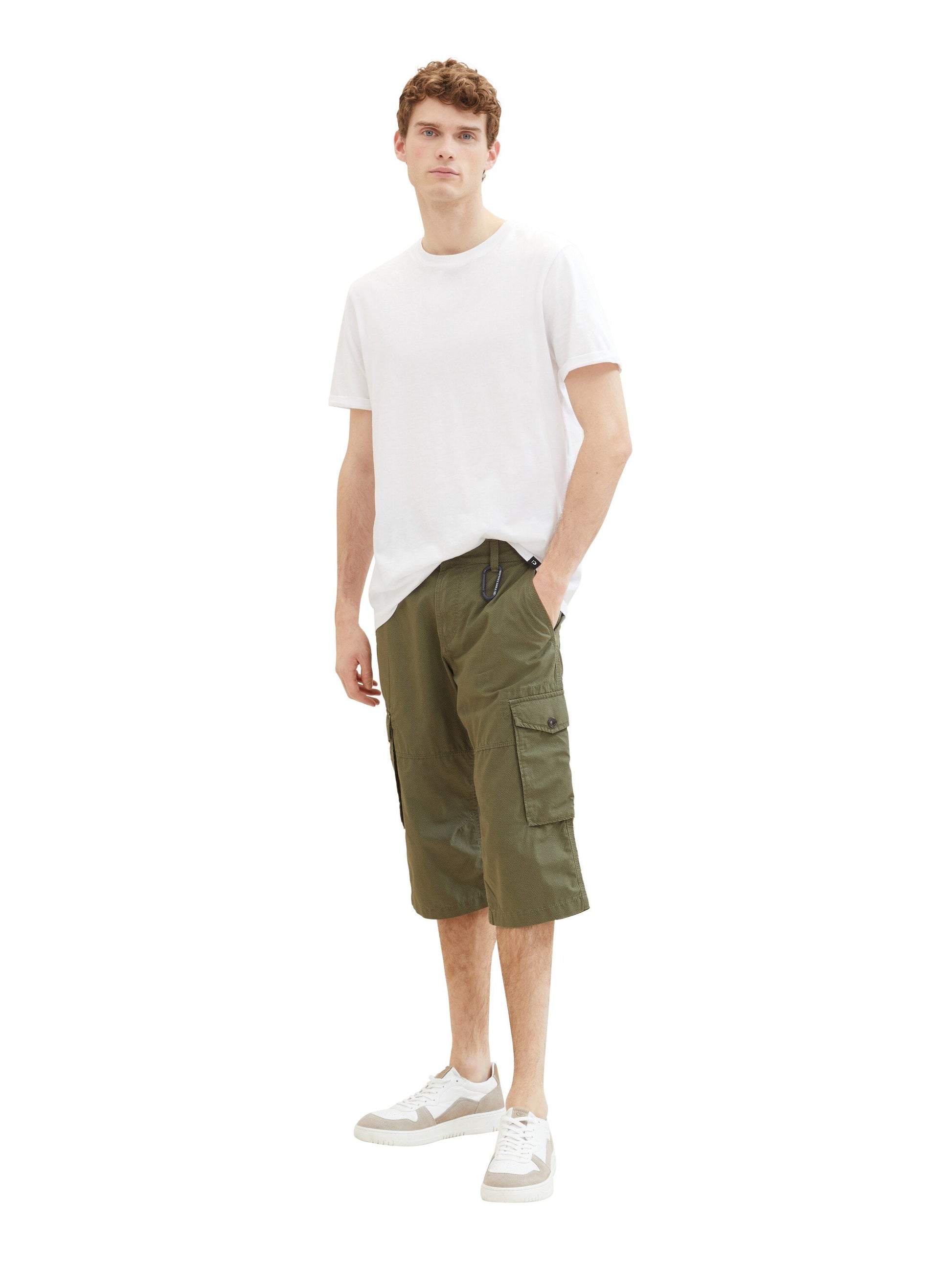 Tom Tailor Herren Bermudashorts grün