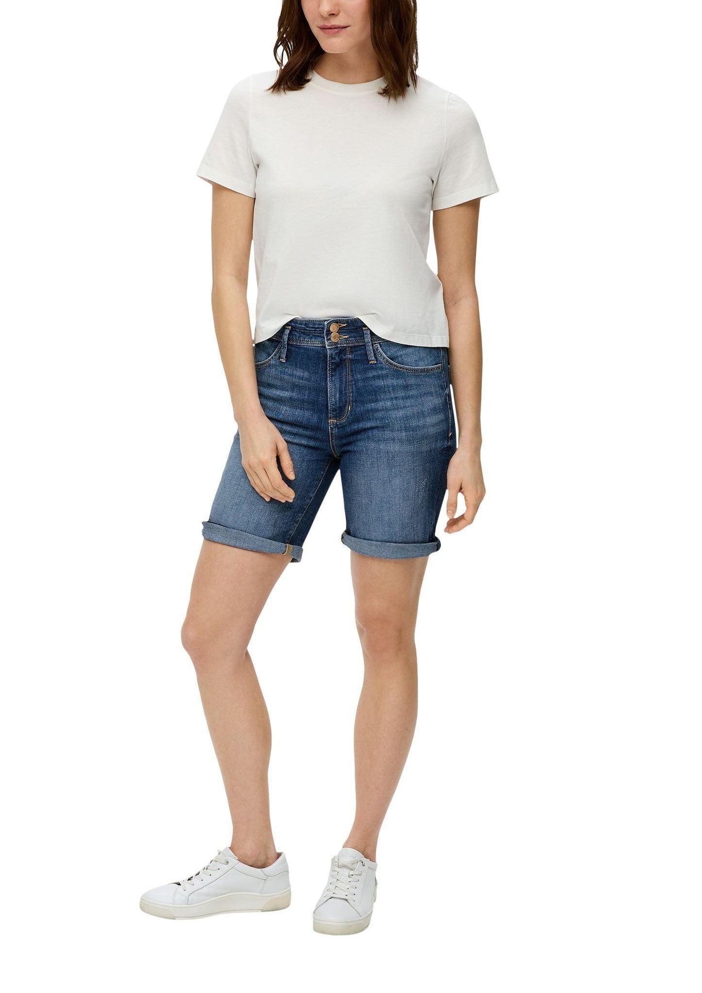 s.Oliver Damen Shorts blau