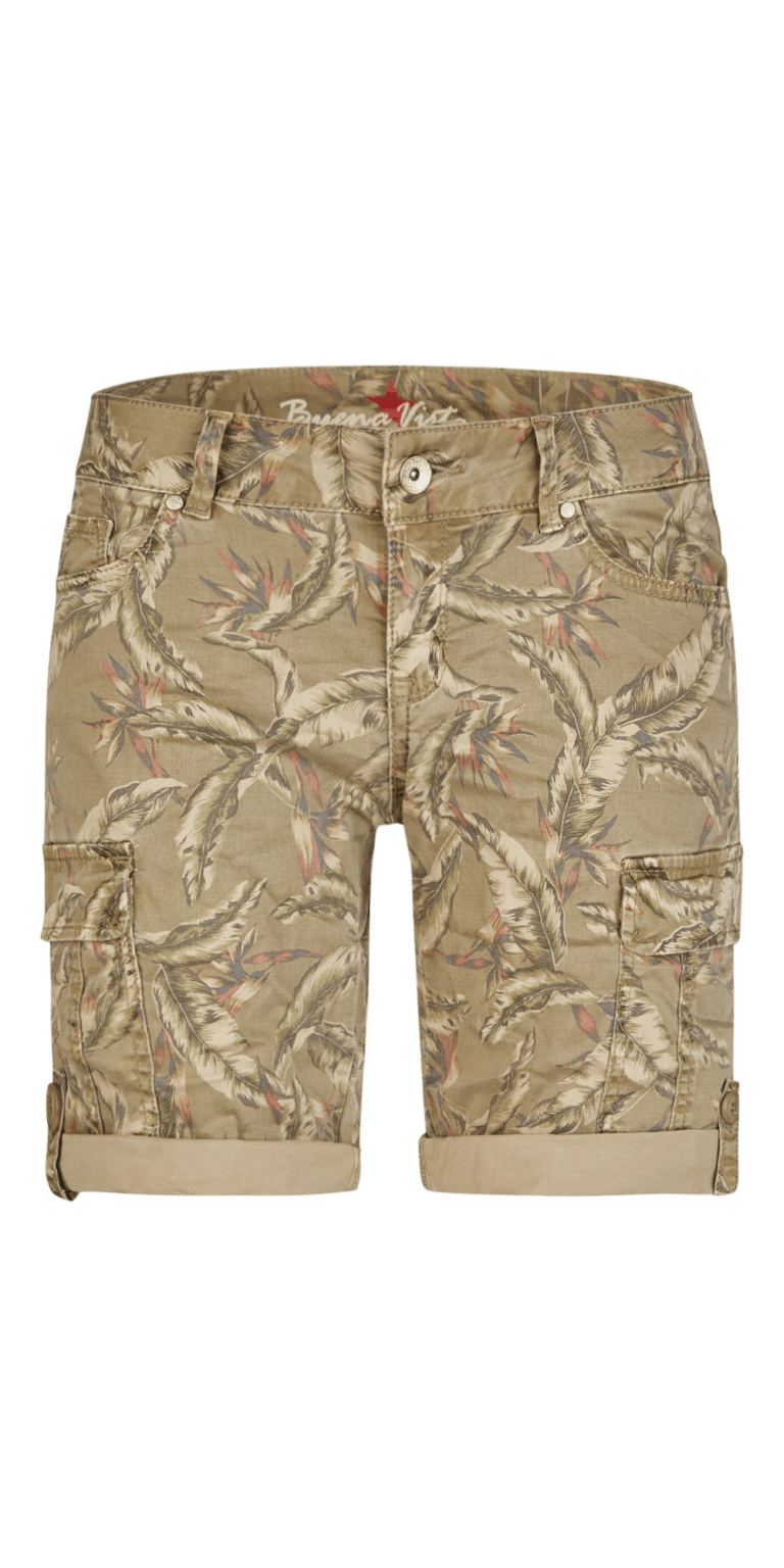 Buena Vista Damen Hose Cargo-Short stretch twill - Jaacks Fashion