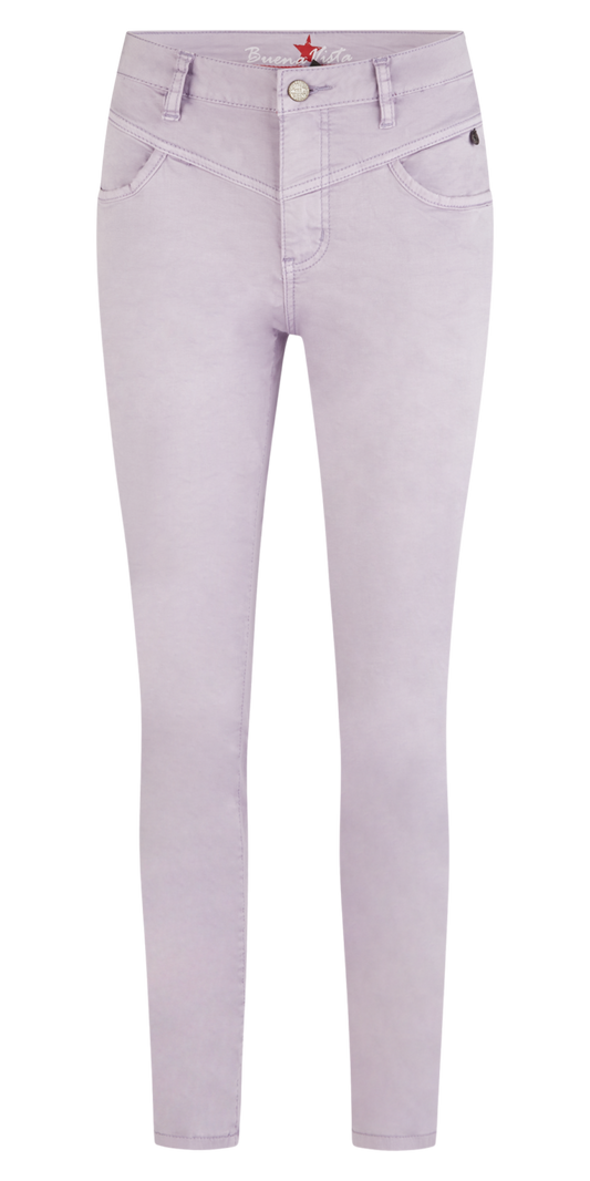 Buena Vista Damen Hose Florida-B cropped stretch twill lila