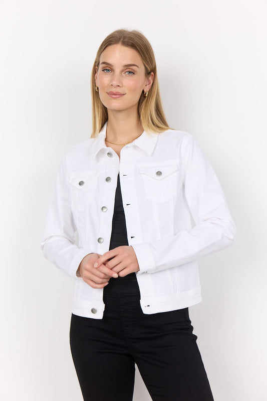 Soyaconcept Damen Jacke XL weiß