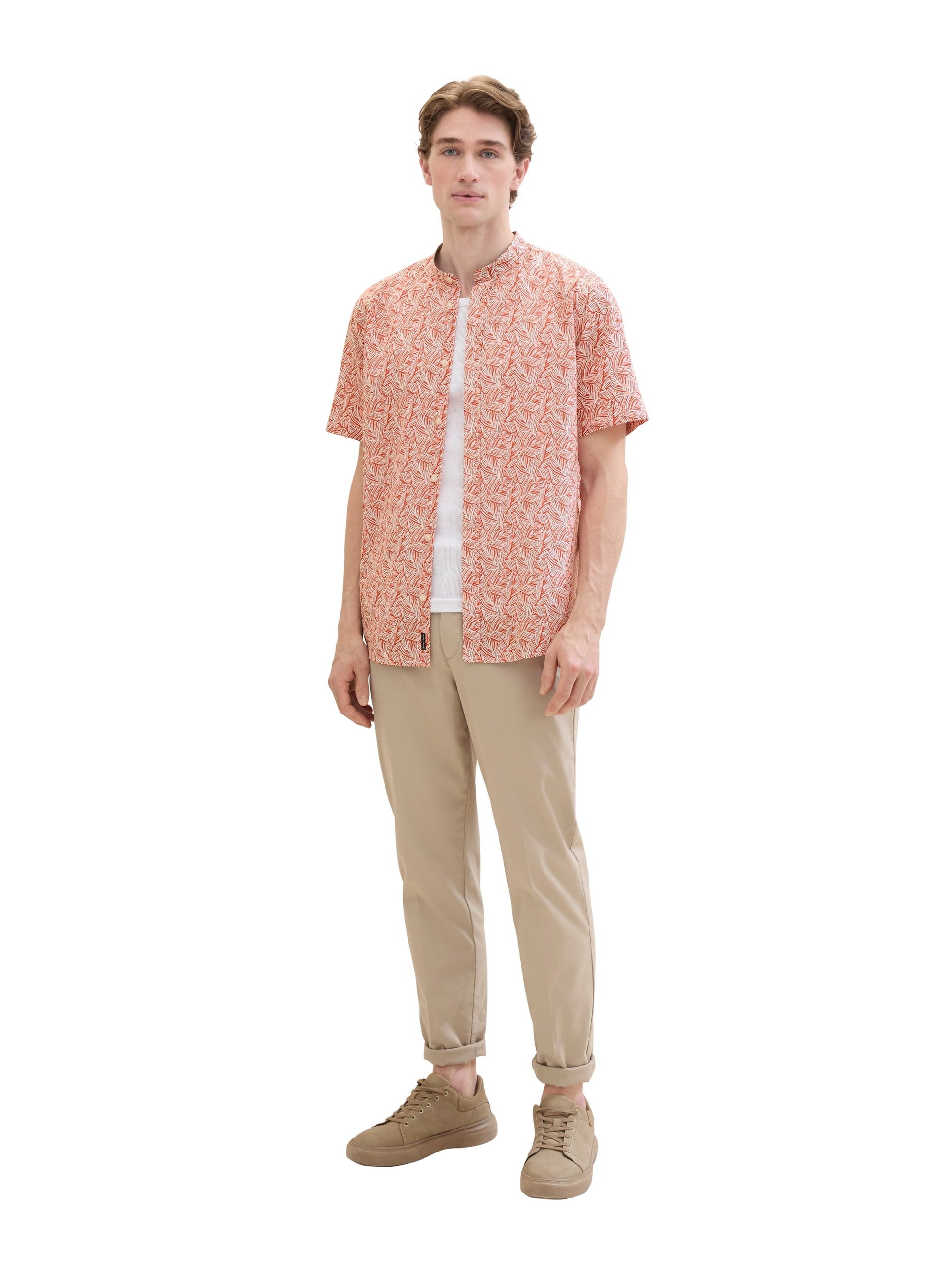 Tom Tailor Herren Hemd orange