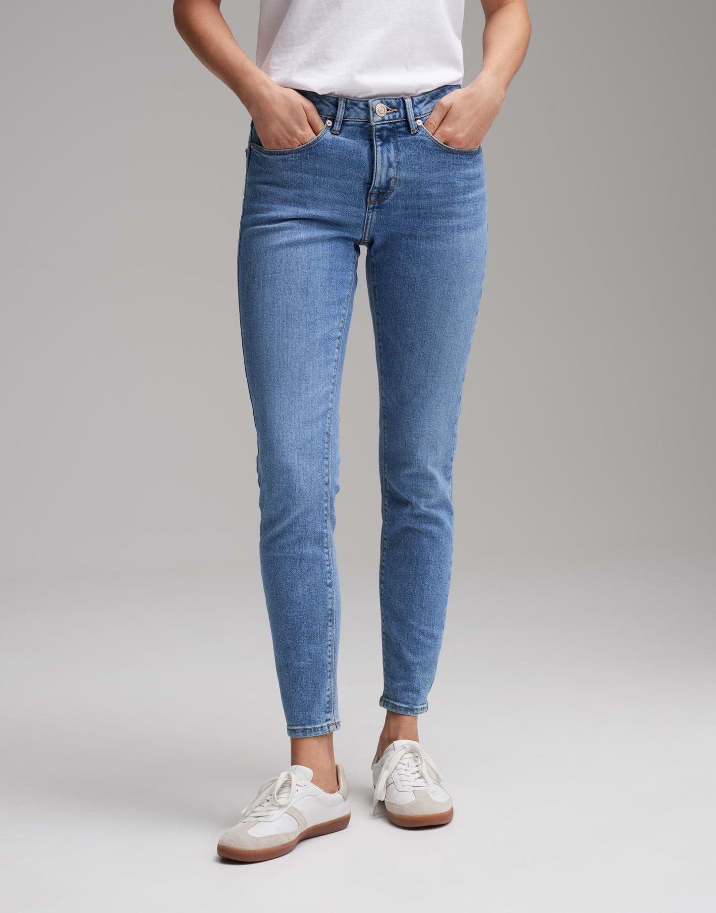 Opus Damen Jeans Elma ocean blue - Jaacks Fashion