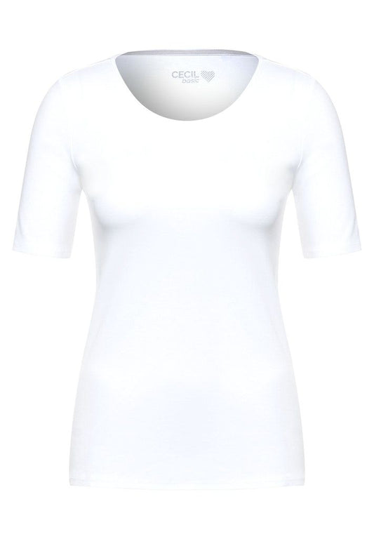 Cecil Damen T-Shirt in Unifarbe
