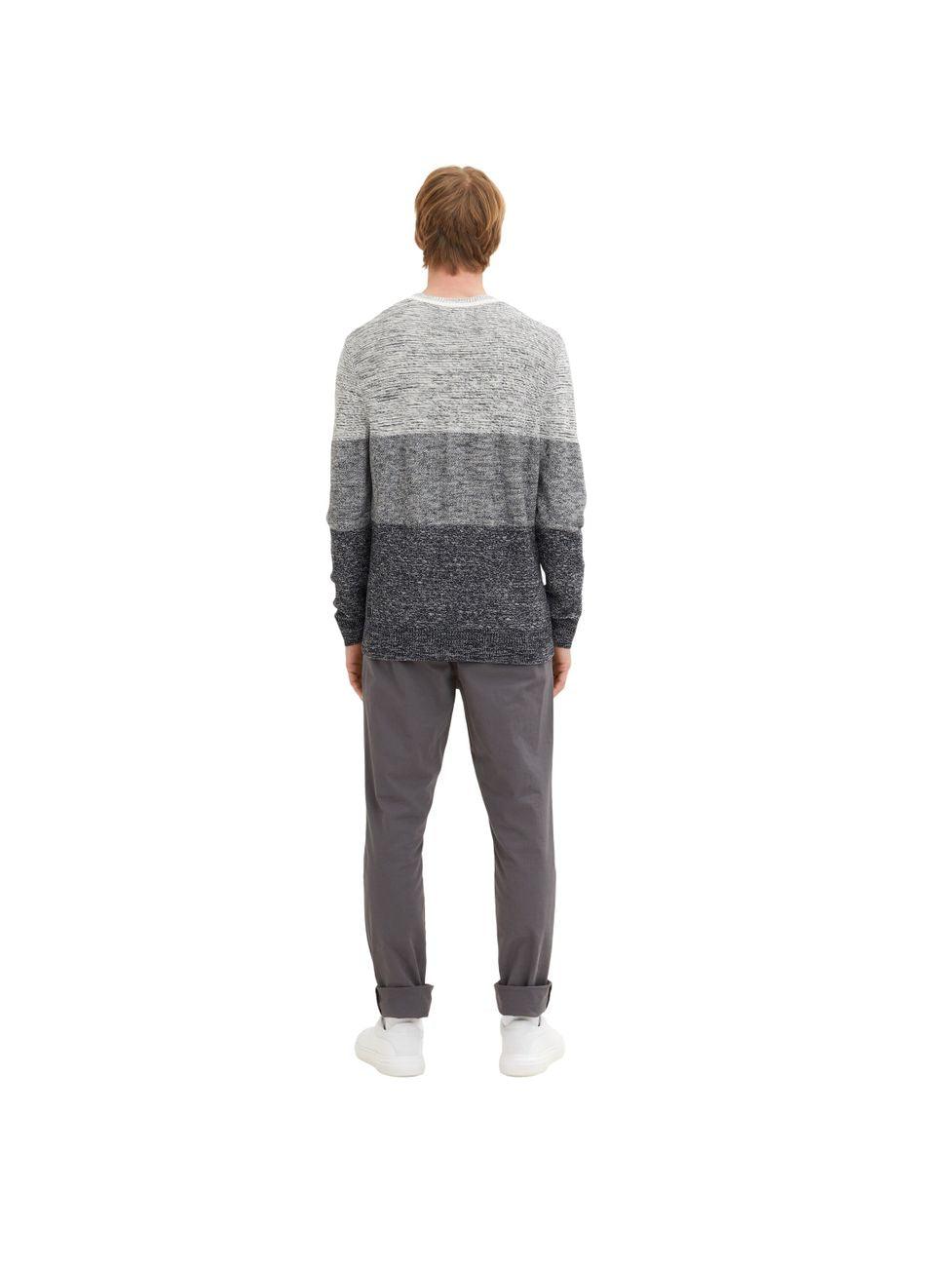 Tom Tailor Herren Strickpullover mit Struktur - Jaacks Fashion