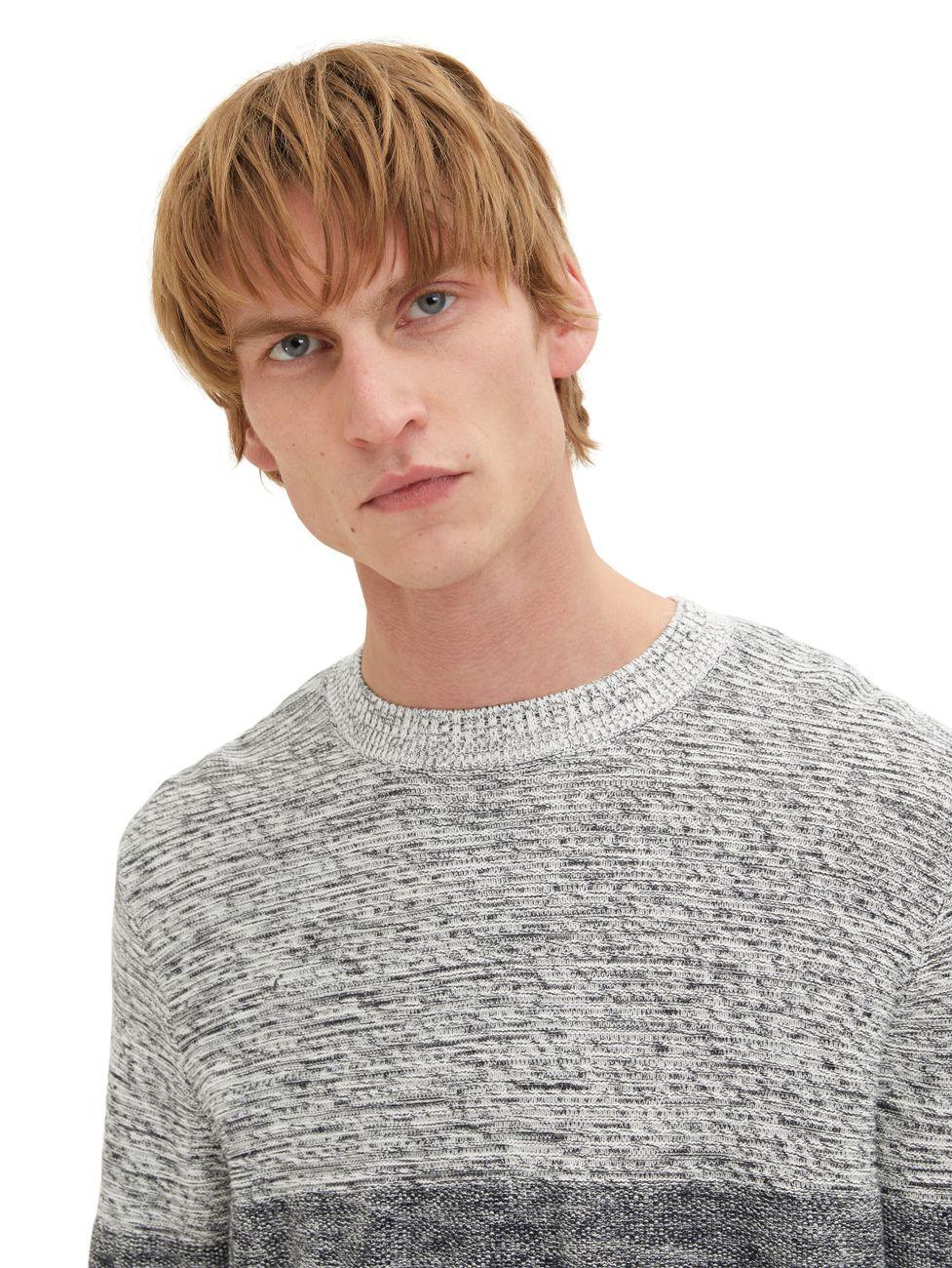 Tom Tailor Herren Strickpullover mit Struktur - Jaacks Fashion