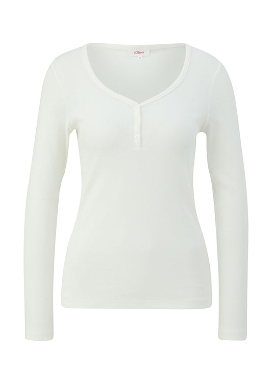 s.Oliver Damen Shirt 48 weiß