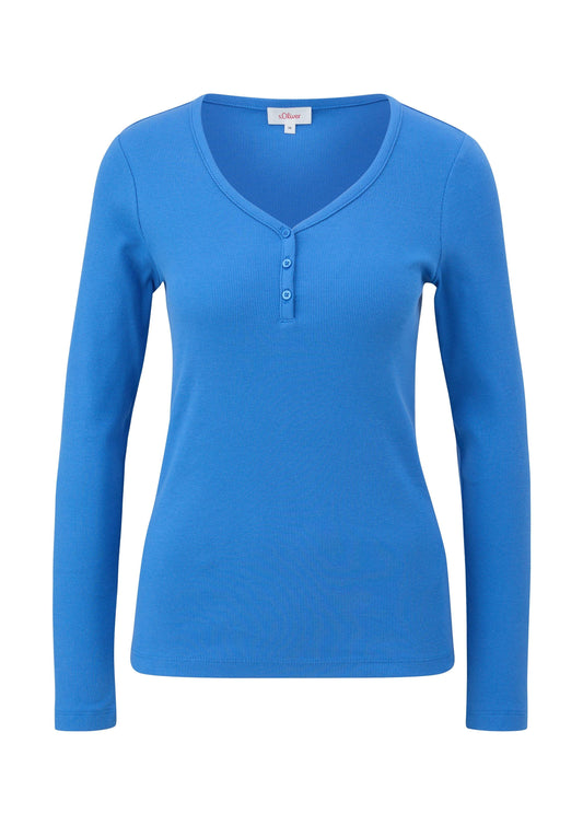 s.Oliver Damen Shirt 48 blau